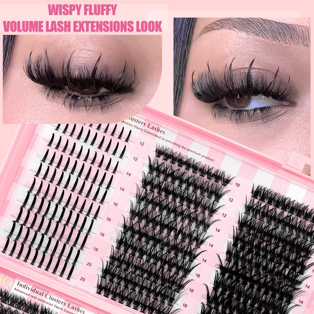 Eyelash Extension Look - 9-16mm Lange Valse Wimpers 3D Volume