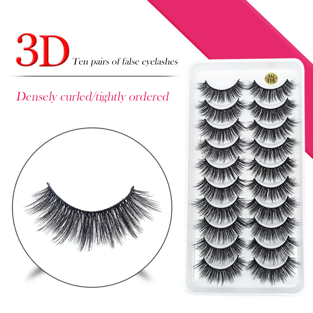 Eyelash Extension Eye Irritation - Natuurlijke valse wimpers Natuurlijke 3D-vezelwimpers voor