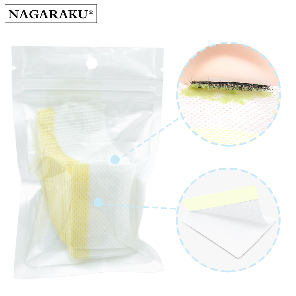 Eyelash Extension Eye Irritation - NAGARAKU Wimperverlenging Lijmverwijderaar Segregate Wattenschijfjes Onder