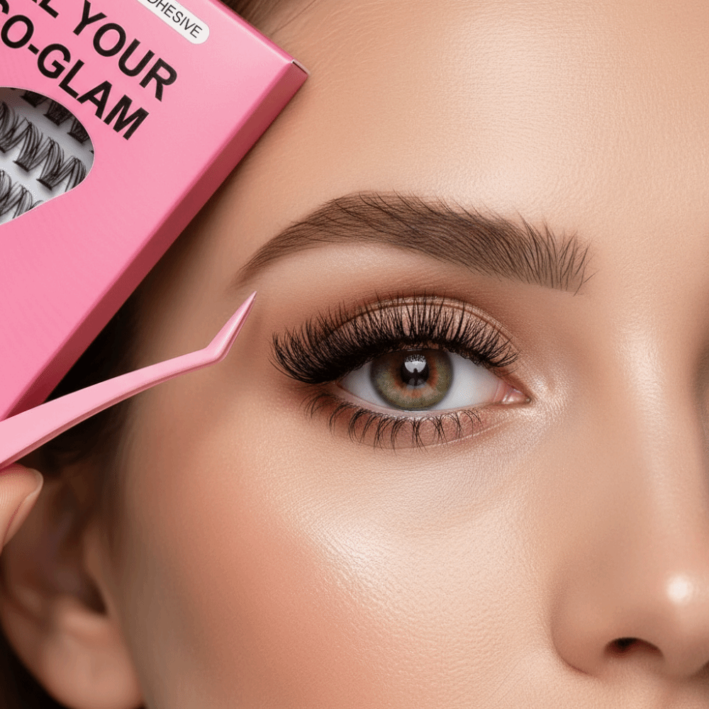 Eyelash Extension Natural Look - Natuurlijke Look DIY Wimperverlengingsset Pluizig Geen
