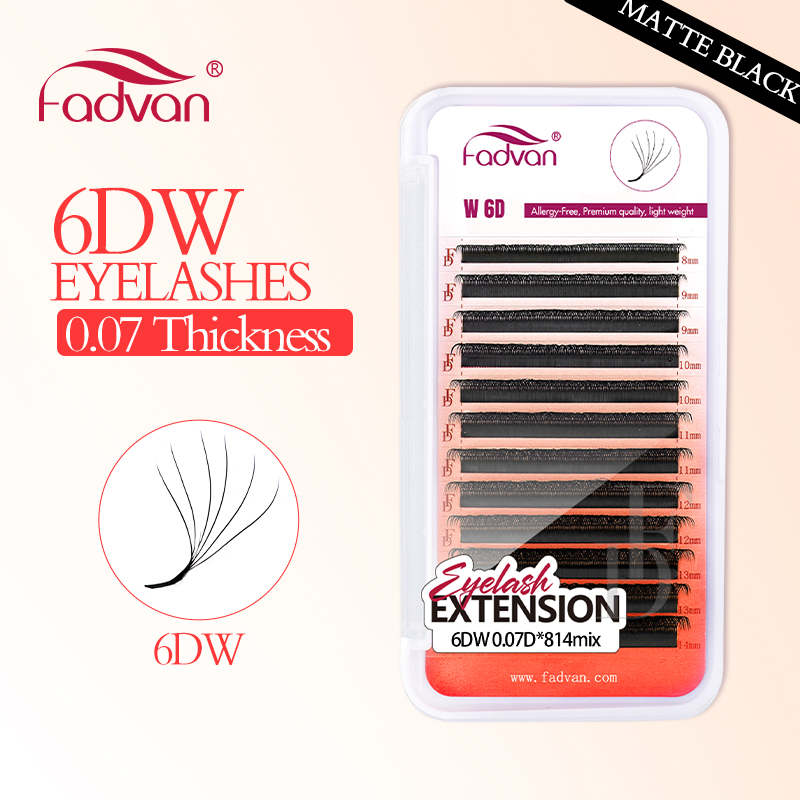 FADVAN Echte 6D W wimpers 0,07 - Eyelash Extension For Asian Eyes recensie en prijs