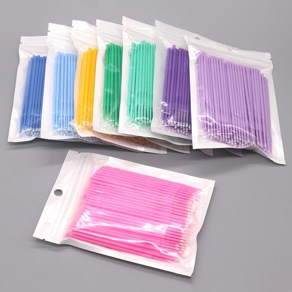 100 stks/partij Micro Borstels - Eyelash Extension Look recensie en prijs