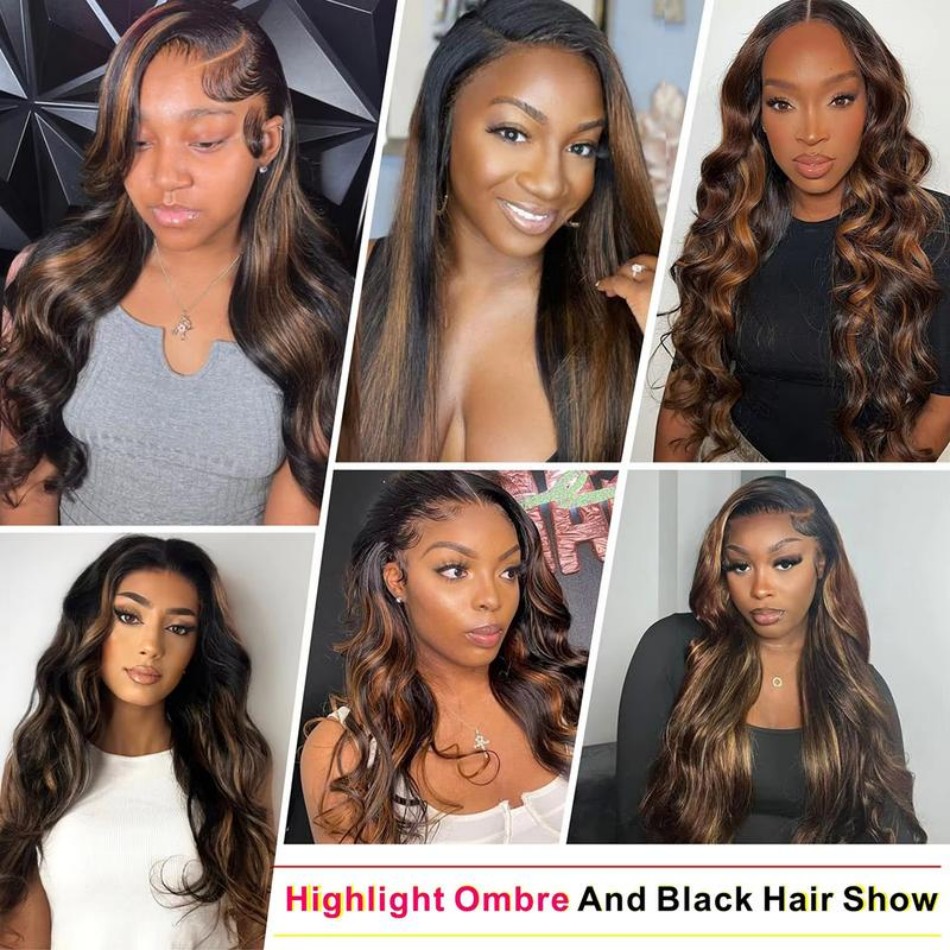 P1B30 Highlight Ombre Body Wav - Eyelash Extension Natural Look recensie en prijs