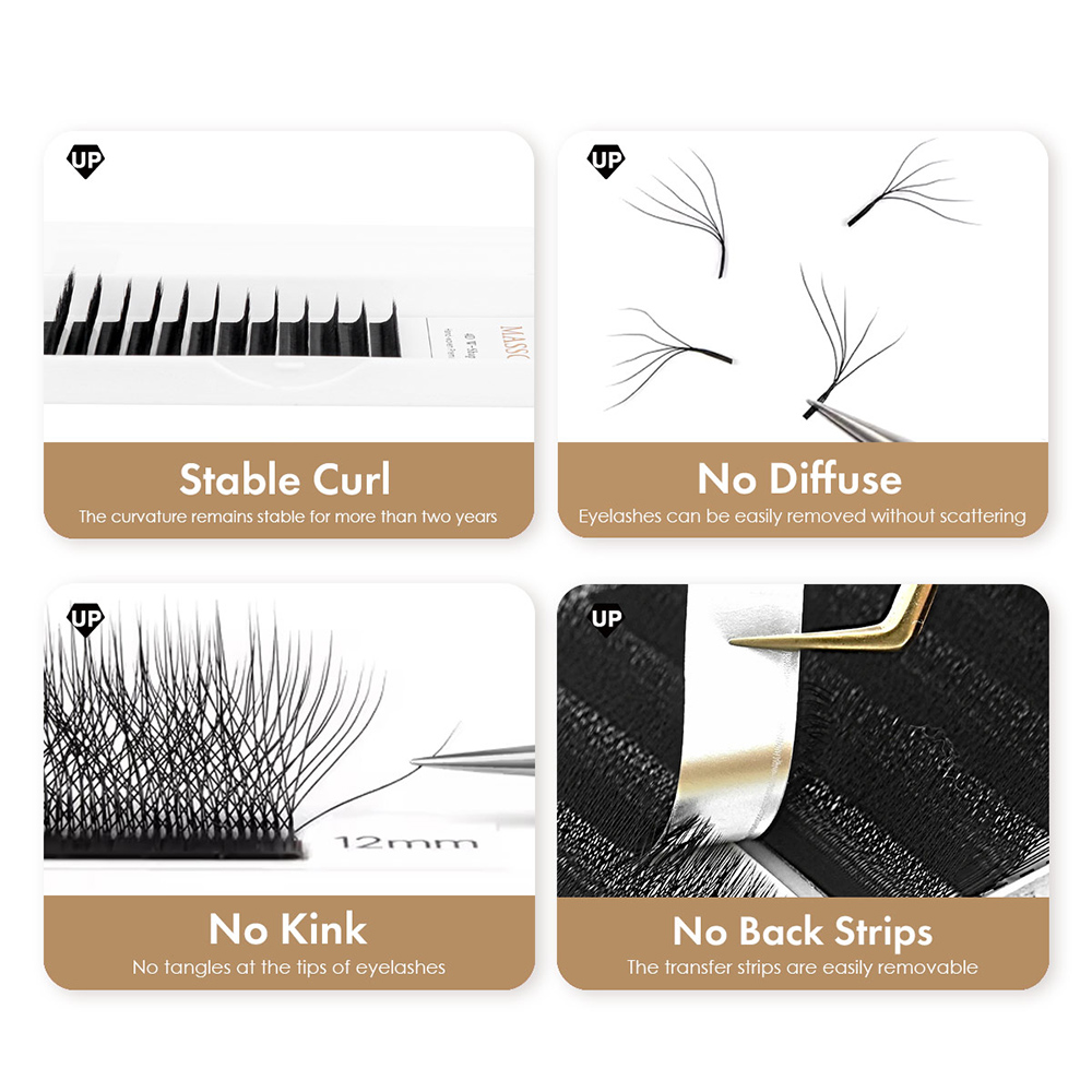 MASSCAKU L LU M Krul YY/W Vorm - Eyelash Extension Human Hair recensie en prijs