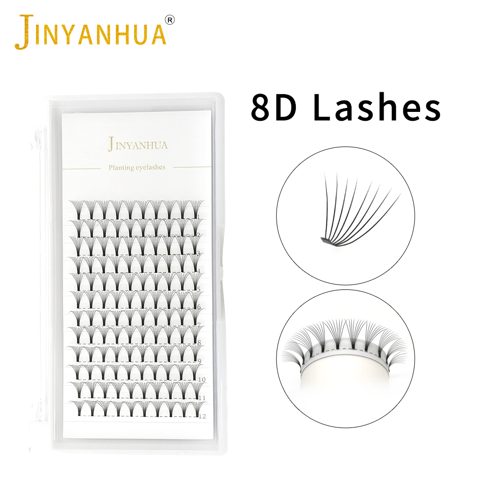 Jinyanhua 8D Fans Wimper Exten - Eyelash Extension Russian recensie en prijs